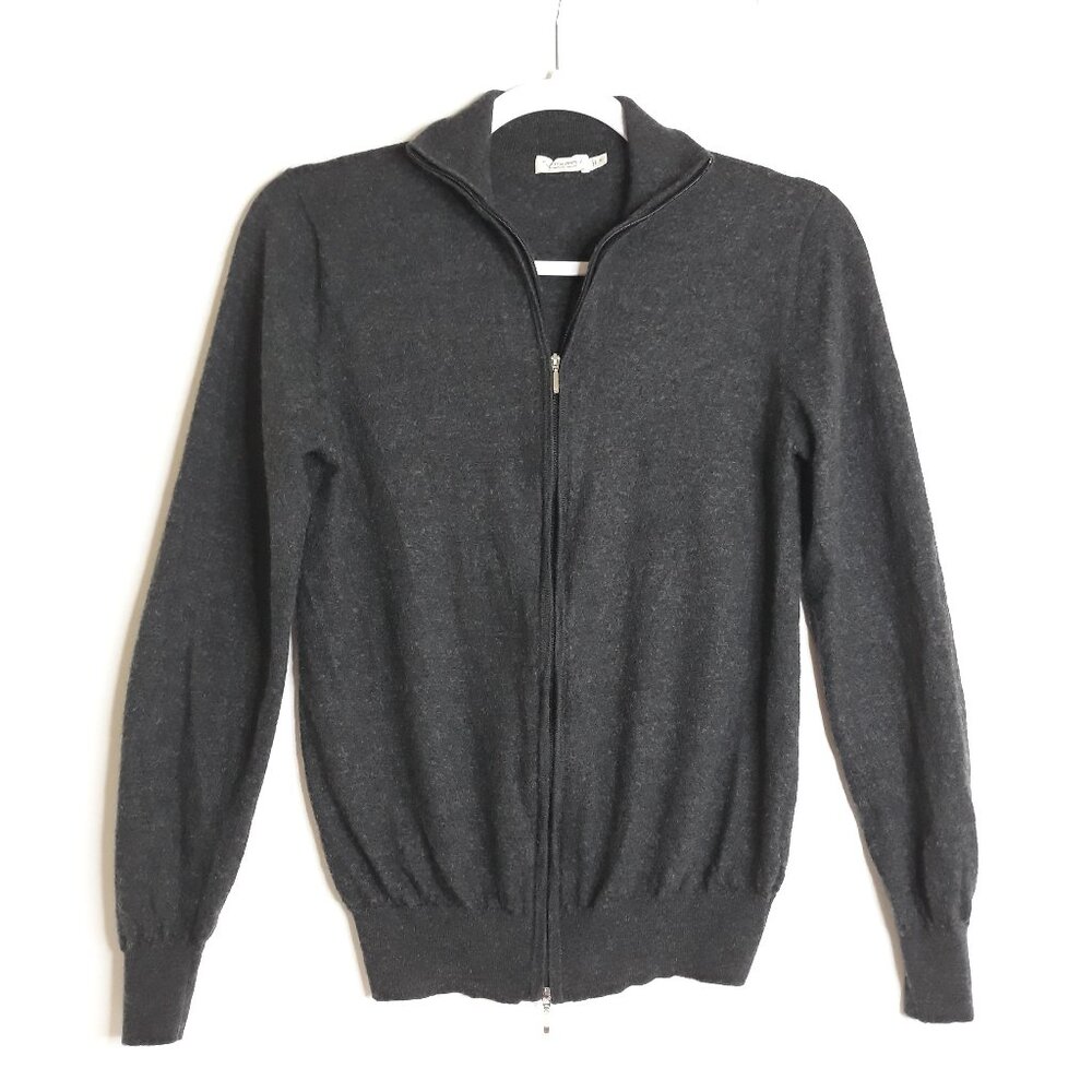Suitsupply Merino Wool Double Zip Cardigan S